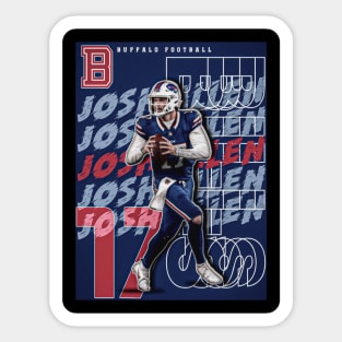 Josh Allen 17 Sticker